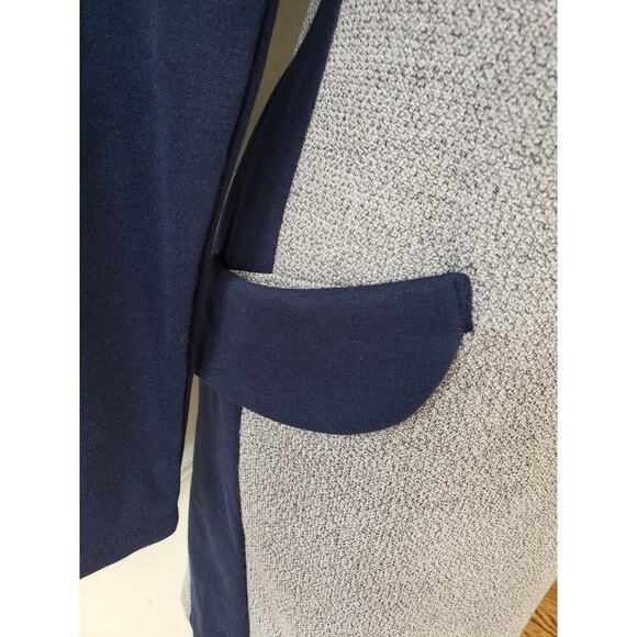 Dodry Sweater Dress Womens Medium Gray Blue Knit Long Sleeve Round Neck Pullover - Picture 10 of 13